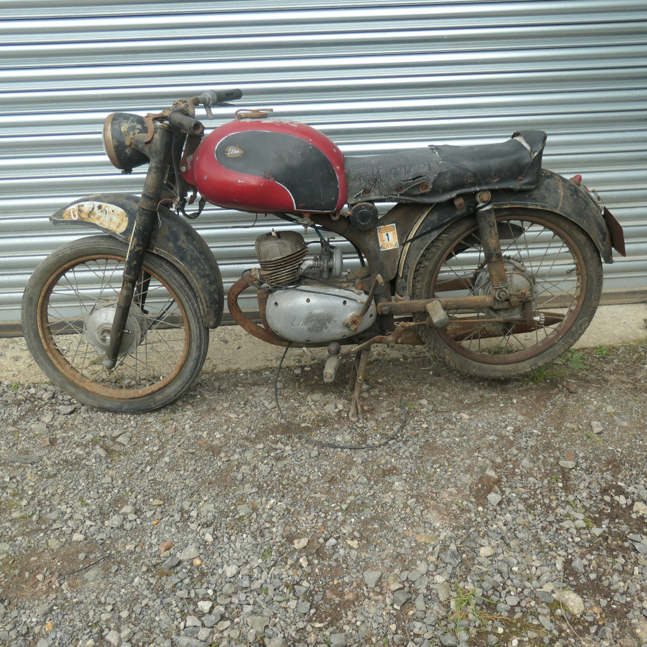 Clua  Sport 175cc  Vintage, Circa 1959, Spanish Motorcycle For Restoration.