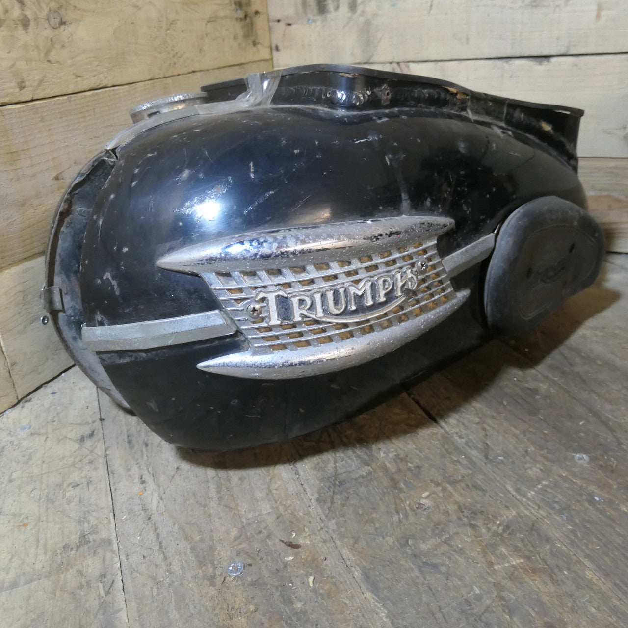 Triumph Pre Unit ,Police Petrol Tank, Rare item Used for restoration