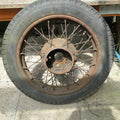1930s ,Vintage Car Spoked Wheel, For Restoration Alvis Jaguar MG Bentley Lagonda etc