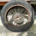 1930s ,Vintage Car Spoked Wheel, For Restoration Alvis Jaguar MG Bentley Lagonda etc