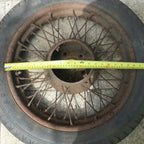 1930s ,Vintage Car Spoked Wheel, For Restoration Alvis Jaguar MG Bentley Lagonda etc