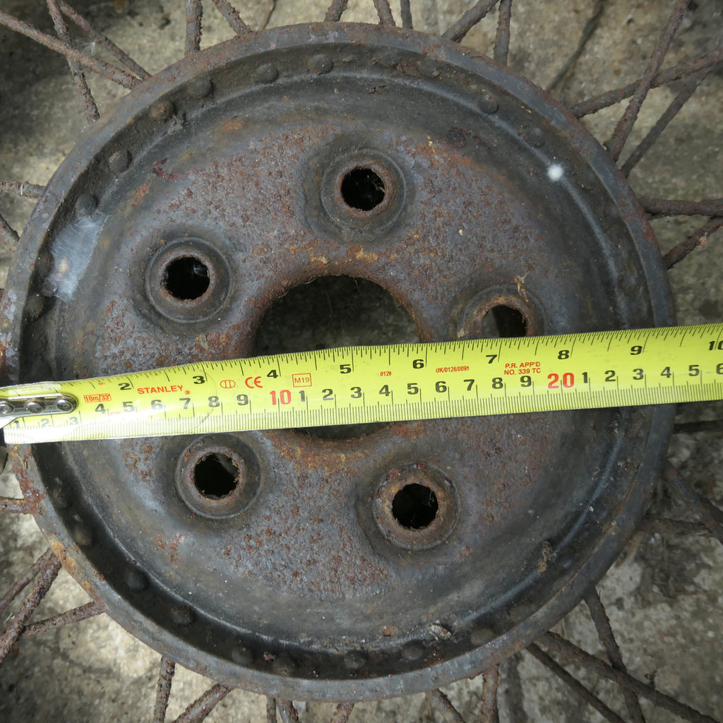 1930s ,Vintage Car Spoked Wheel, For Restoration Alvis Jaguar MG Bentley Lagonda etc