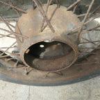 1930s ,Vintage Car Spoked Wheel, For Restoration Alvis Jaguar MG Bentley Lagonda etc