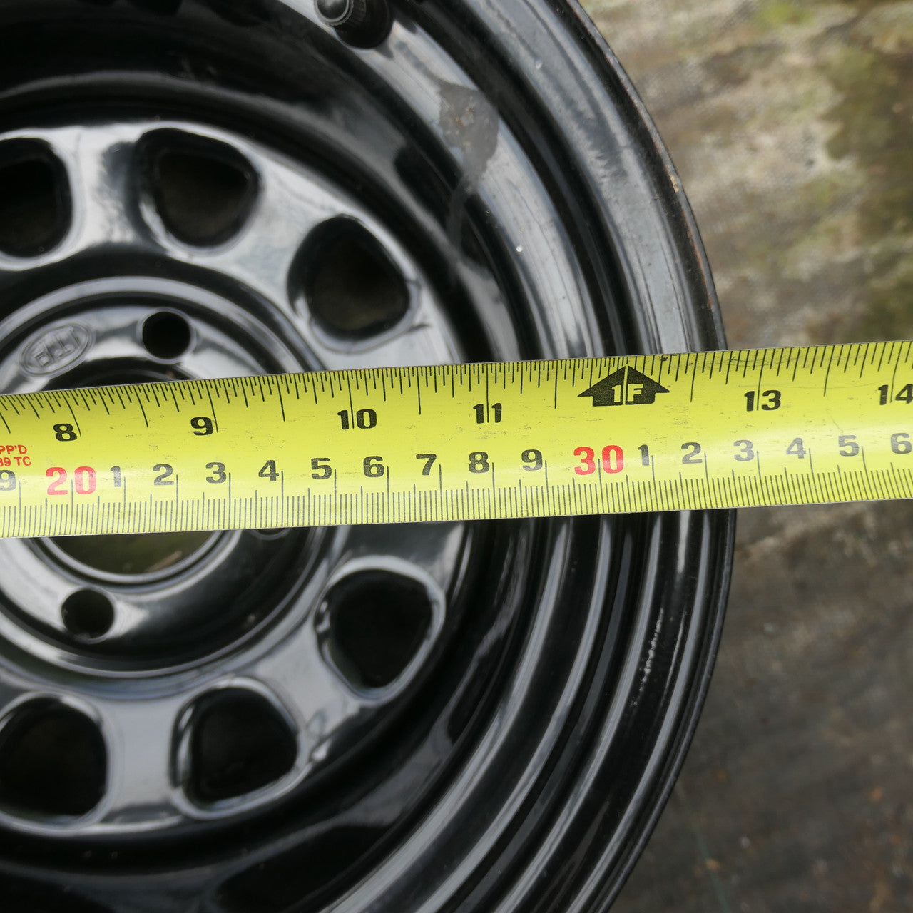 ITP ,12" Black Steel Wheel, NOS 1225527014