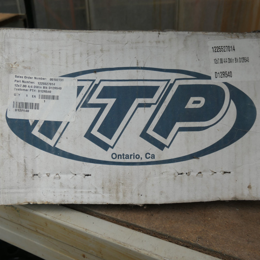 ITP ,12" Black Steel Wheel, NOS 1225527014