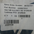 ITP ,12" Black Steel Wheel, NOS 1225527014