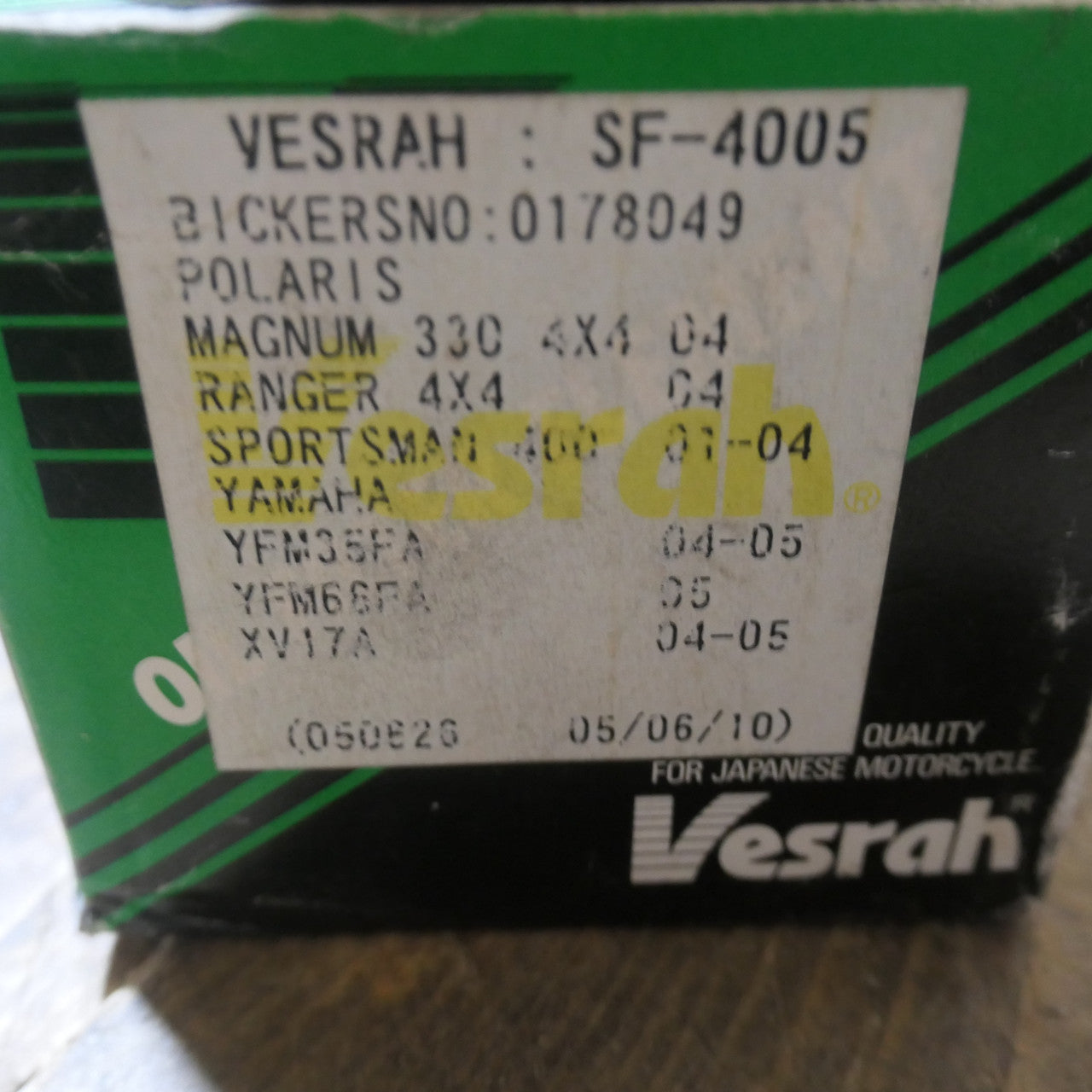Vesrah ,Oil Filter SF-4005, Polaris Magnum Ranger Sportsman Yamaha