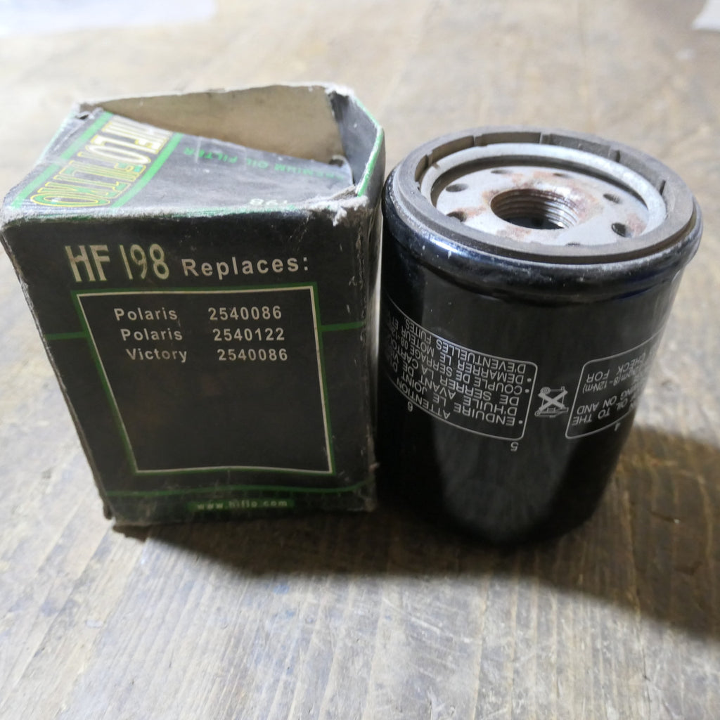 Hiflo ,HF-198 Oil Filter, Polaris Victory NOS