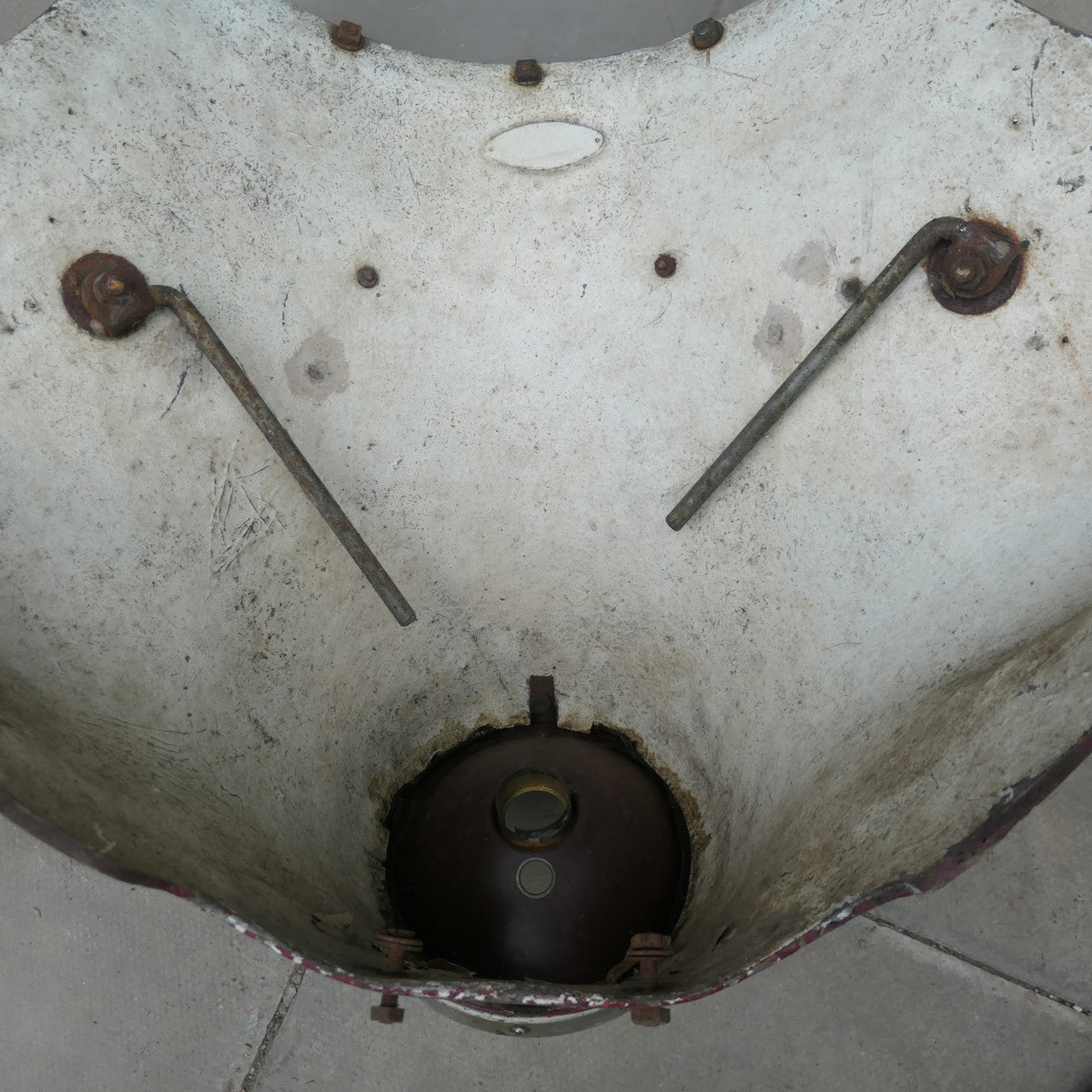 ,Vintage Legshields, Very Solid Scooter Maybe? Unusual