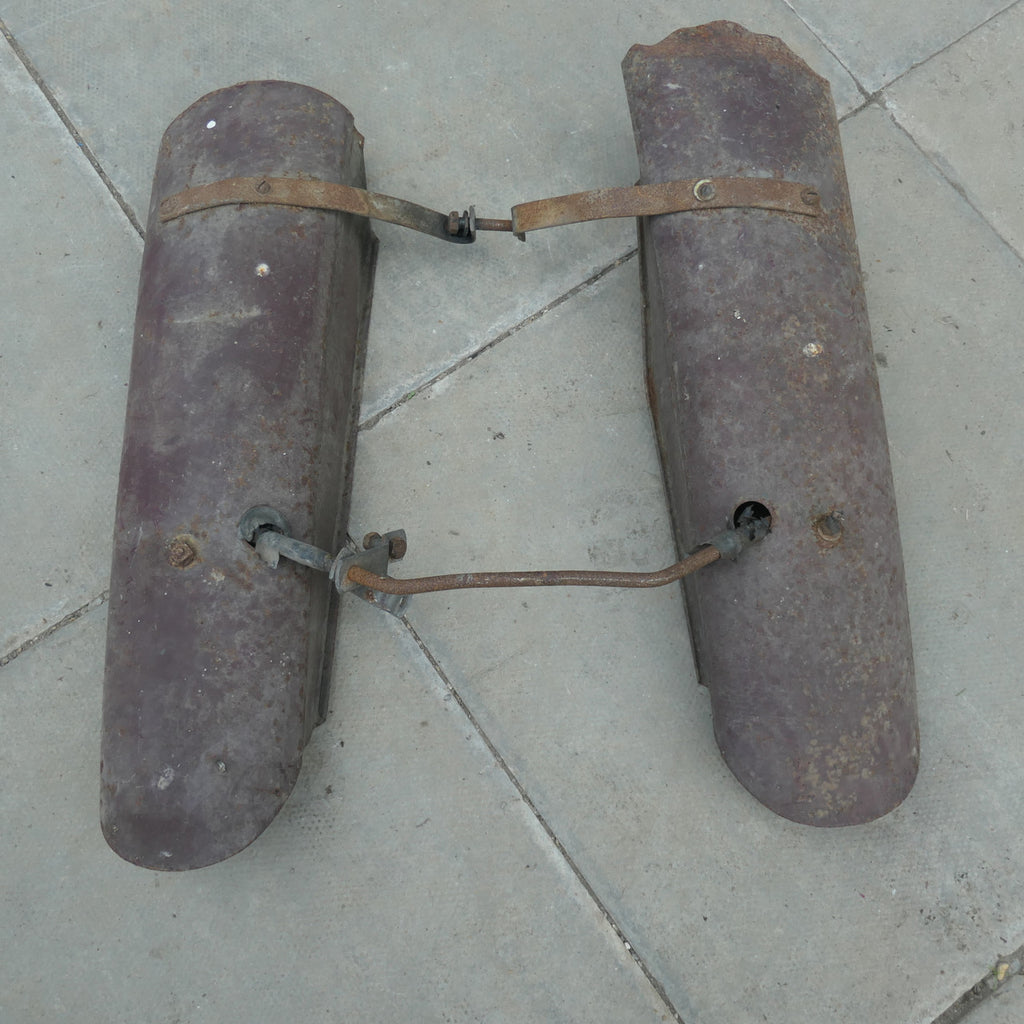 1950s Double Screen and Headlght RARE,Avon Fairing, Maroon With Headlght RARE