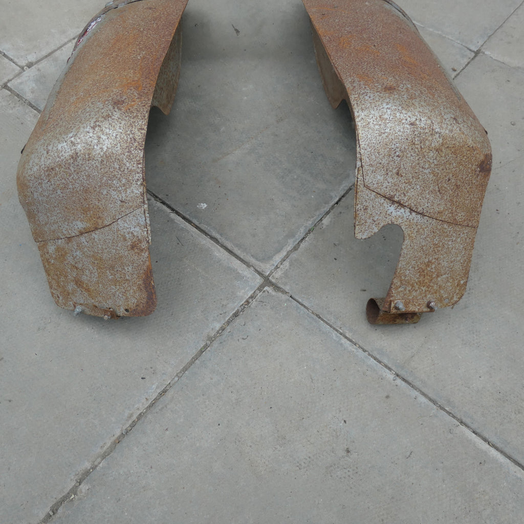 ,Vintage Legshields, Very Solid Scooter Maybe? Unusual