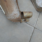,Vintage Legshields, Very Solid Scooter Maybe? Unusual