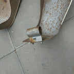 ,Vintage Legshields, Very Solid Scooter Maybe? Unusual