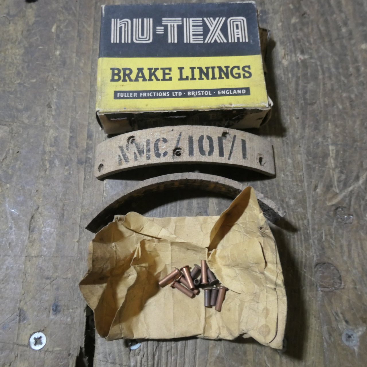 Velocette MAC,Nu-Texa Brake Linings, MOV 1937-46