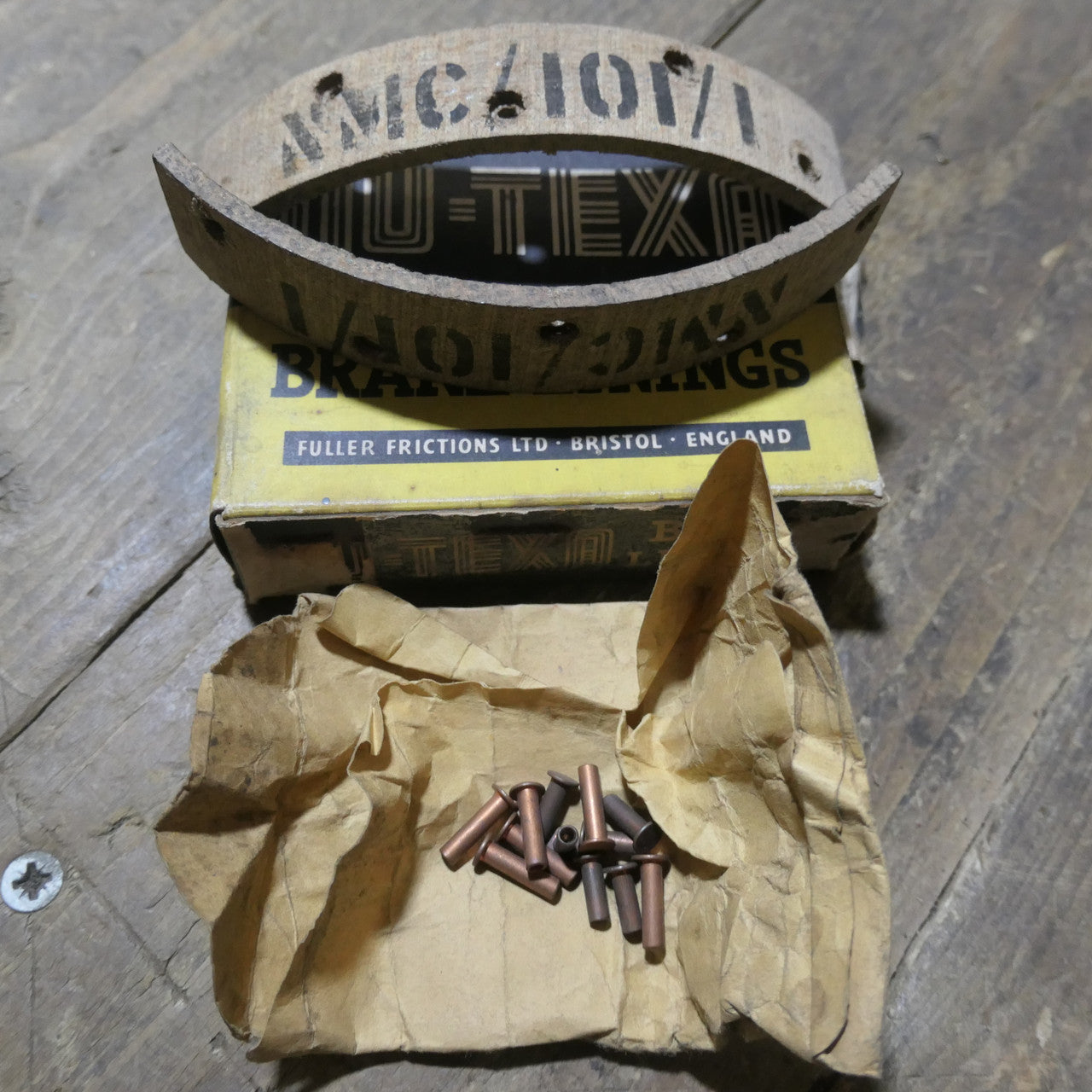 Velocette MAC,Nu-Texa Brake Linings, MOV 1937-46