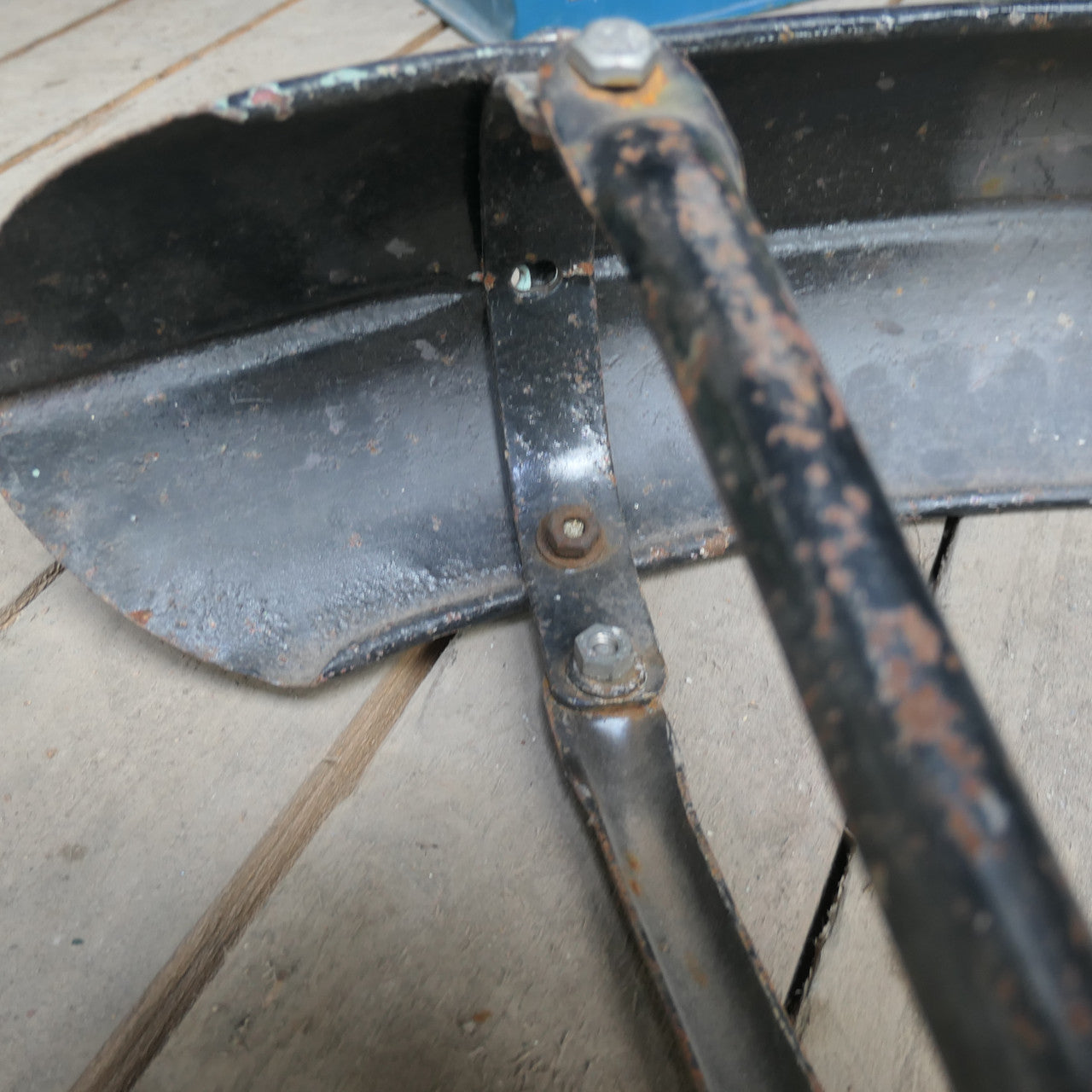 Vintage Motorcycle ,Front Mudguard, with Stays 1940s 50s Velocette New Imperial etc