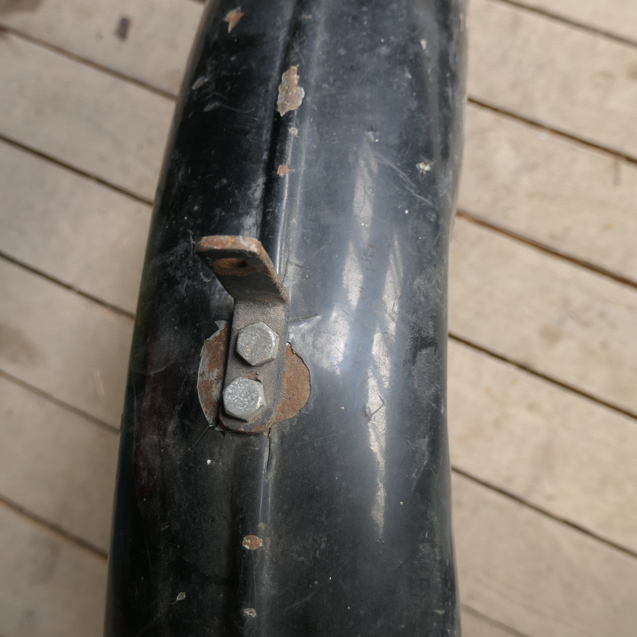 Vintage Motorcycle ,Front Mudguard, with Stays 1940s 50s Velocette New Imperial etc