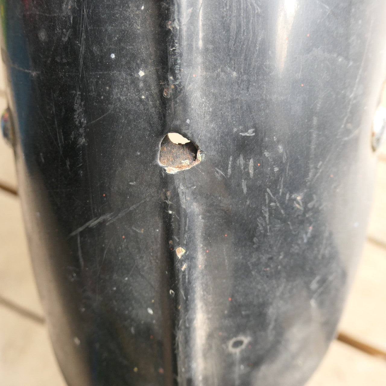 Vintage Motorcycle ,Front Mudguard, with Stays 1940s 50s Velocette New Imperial etc