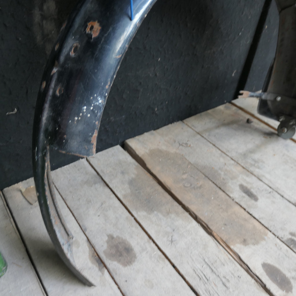 Vintage 1940s 50s Motorcycle ,Rear Mudguard, Pillion Seat Rear Light Number Plate Wiring and Stays