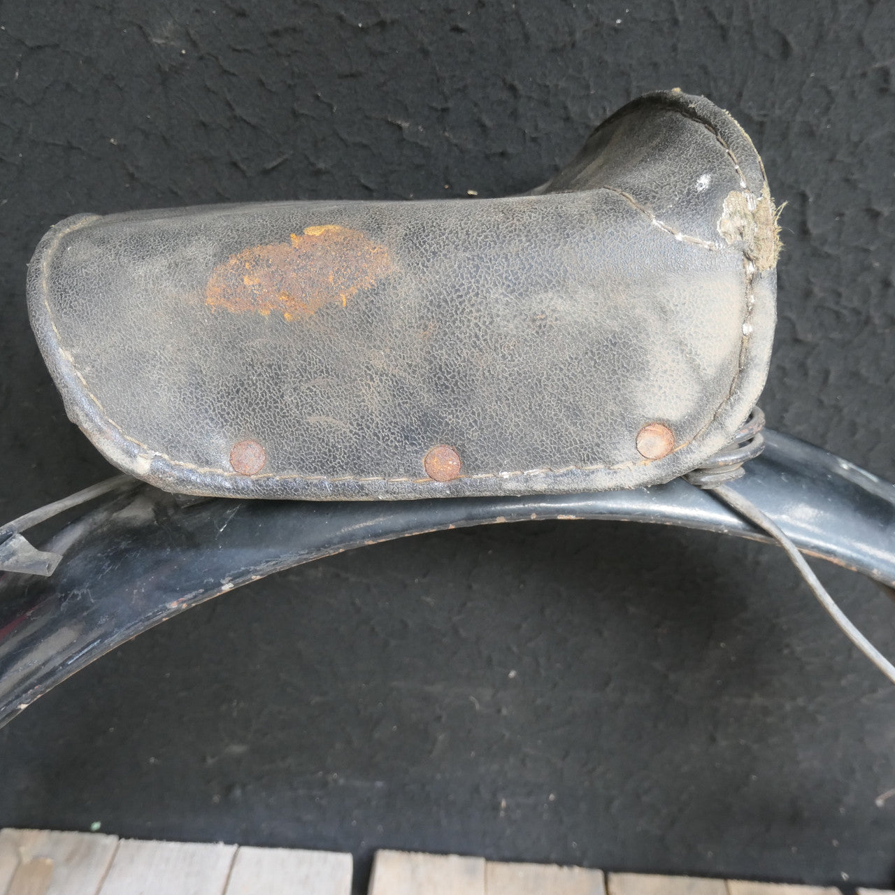 Vintage 1940s 50s Motorcycle ,Rear Mudguard, Pillion Seat Rear Light Number Plate Wiring and Stays