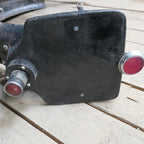 Vintage 1940s 50s Motorcycle ,Rear Mudguard, Pillion Seat Rear Light Number Plate Wiring and Stays