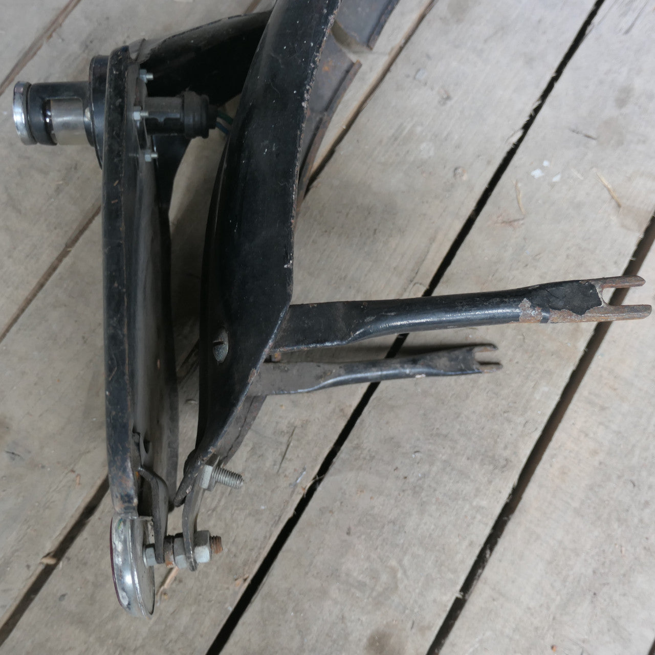 Vintage 1940s 50s Motorcycle ,Rear Mudguard, Pillion Seat Rear Light Number Plate Wiring and Stays