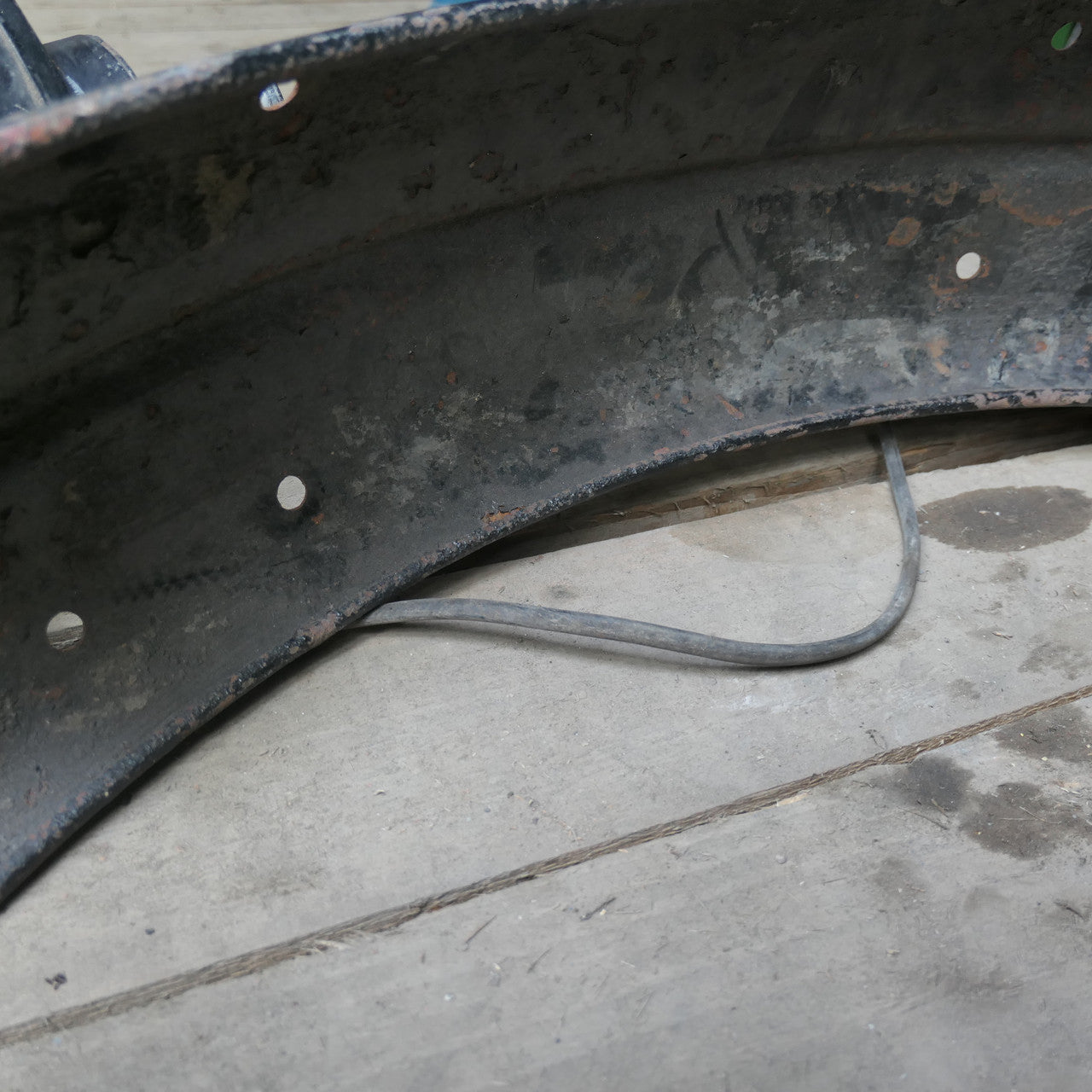 Vintage 1940s 50s Motorcycle ,Rear Mudguard, Pillion Seat Rear Light Number Plate Wiring and Stays