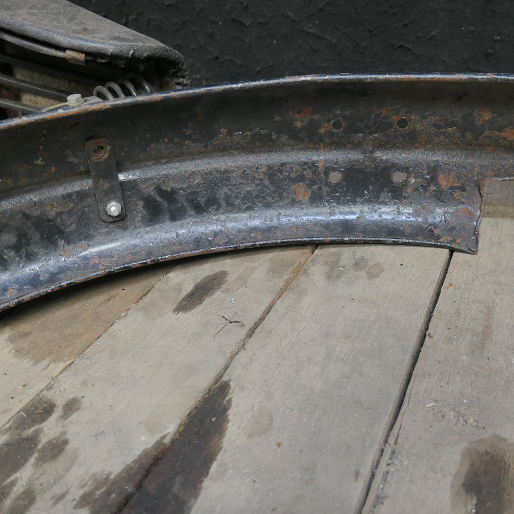 Vintage 1940s 50s Motorcycle ,Rear Mudguard, Pillion Seat Rear Light Number Plate Wiring and Stays
