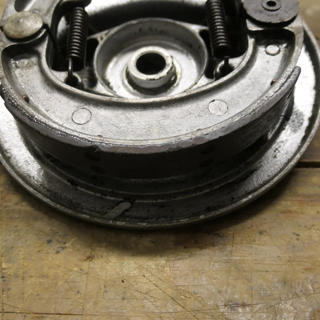 BSA C15 B40 ,Front Brake Plate and Shoes,