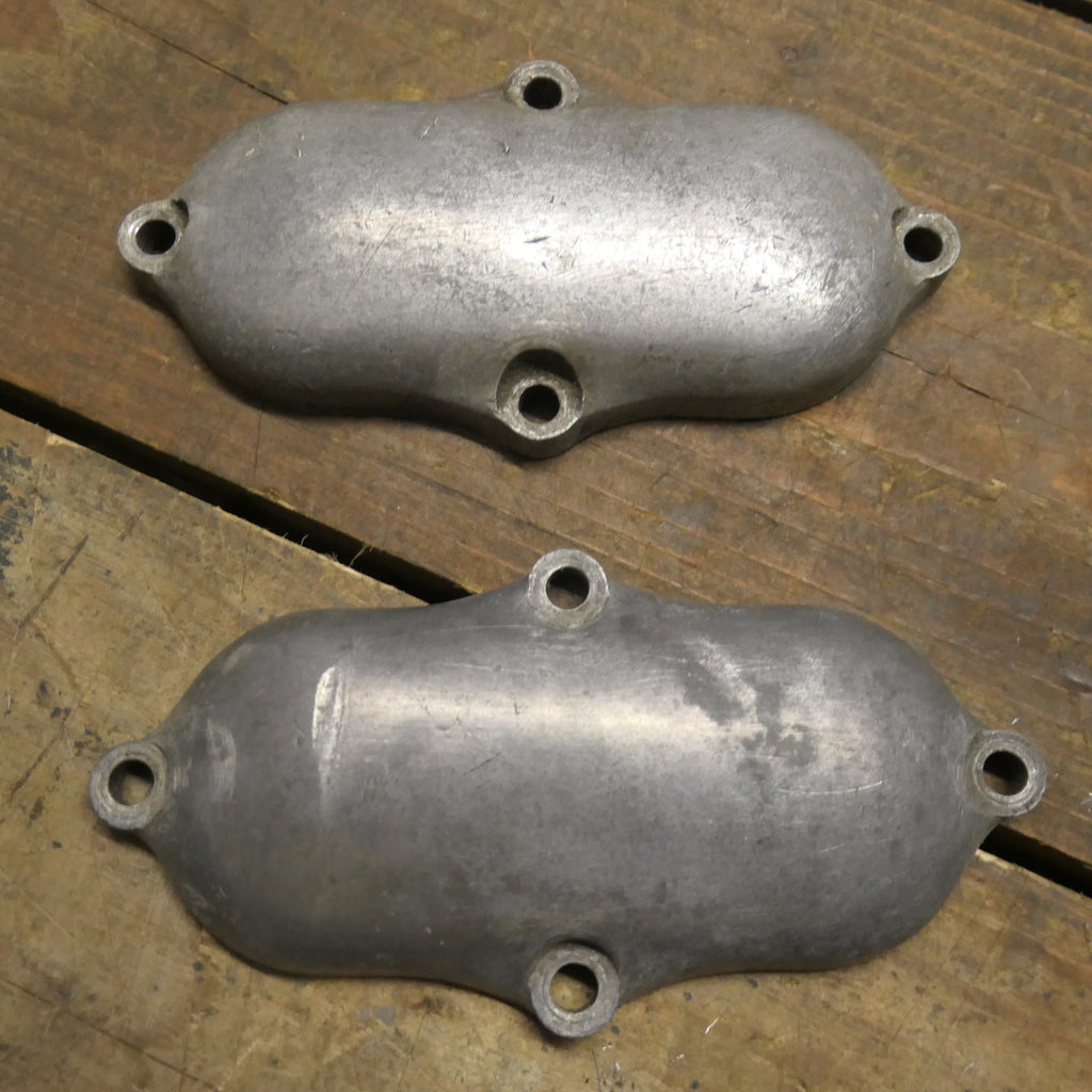 BSA A7A10 ,Tappet Rocker Inspection Covers, Used Pair 67-2831