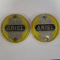 ,Ariel Round Tank Badges, (pair) Used