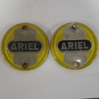 ,Ariel Round Tank Badges, (pair) Used