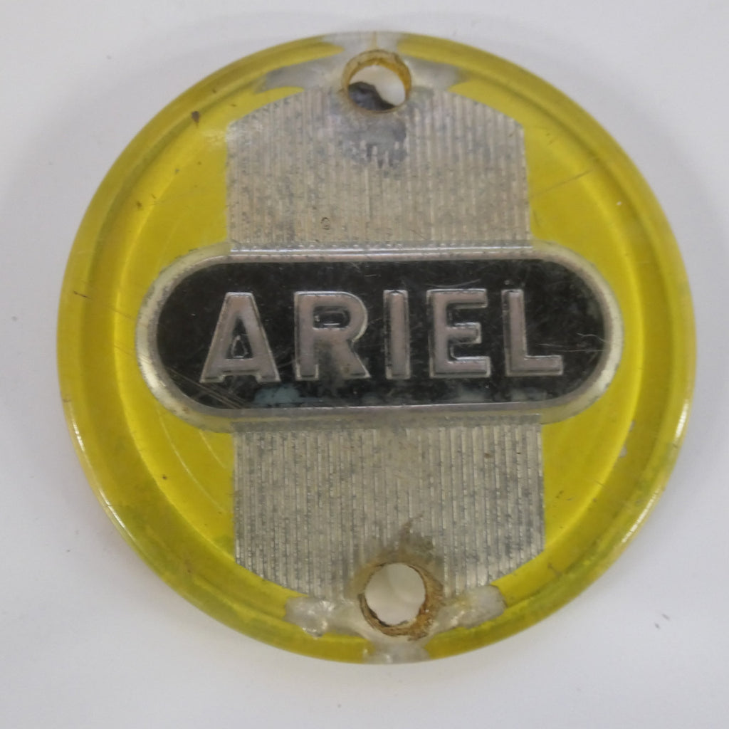 ,Ariel Round Tank Badges, (pair) Used