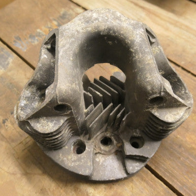 Triumph Tiger Cub ,T20 Cylinder Head, two broken fins