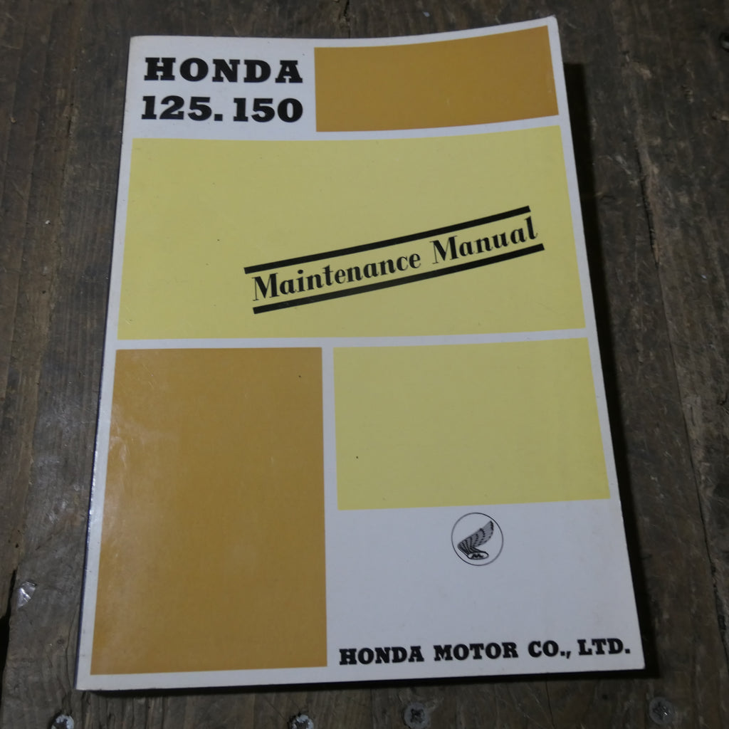 Honda 125,150 Shop Manual  C92,CS92, CB92,C95,CA95. Genuine NOS