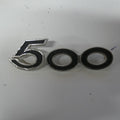 1969 SUZUKI T500 TITAN USED ,SIDE PANEL EMBLEM BADGE, 500CC TWO STROKE TWIN