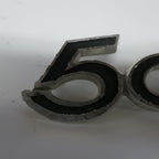 1969 SUZUKI T500 TITAN USED ,SIDE PANEL EMBLEM BADGE, 500CC TWO STROKE TWIN