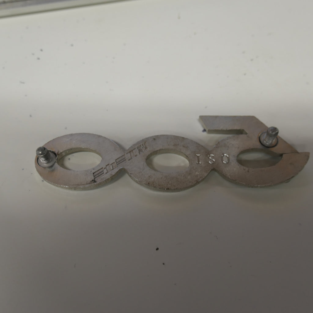 1969 SUZUKI T500 TITAN USED ,SIDE PANEL EMBLEM BADGE, 500CC TWO STROKE TWIN