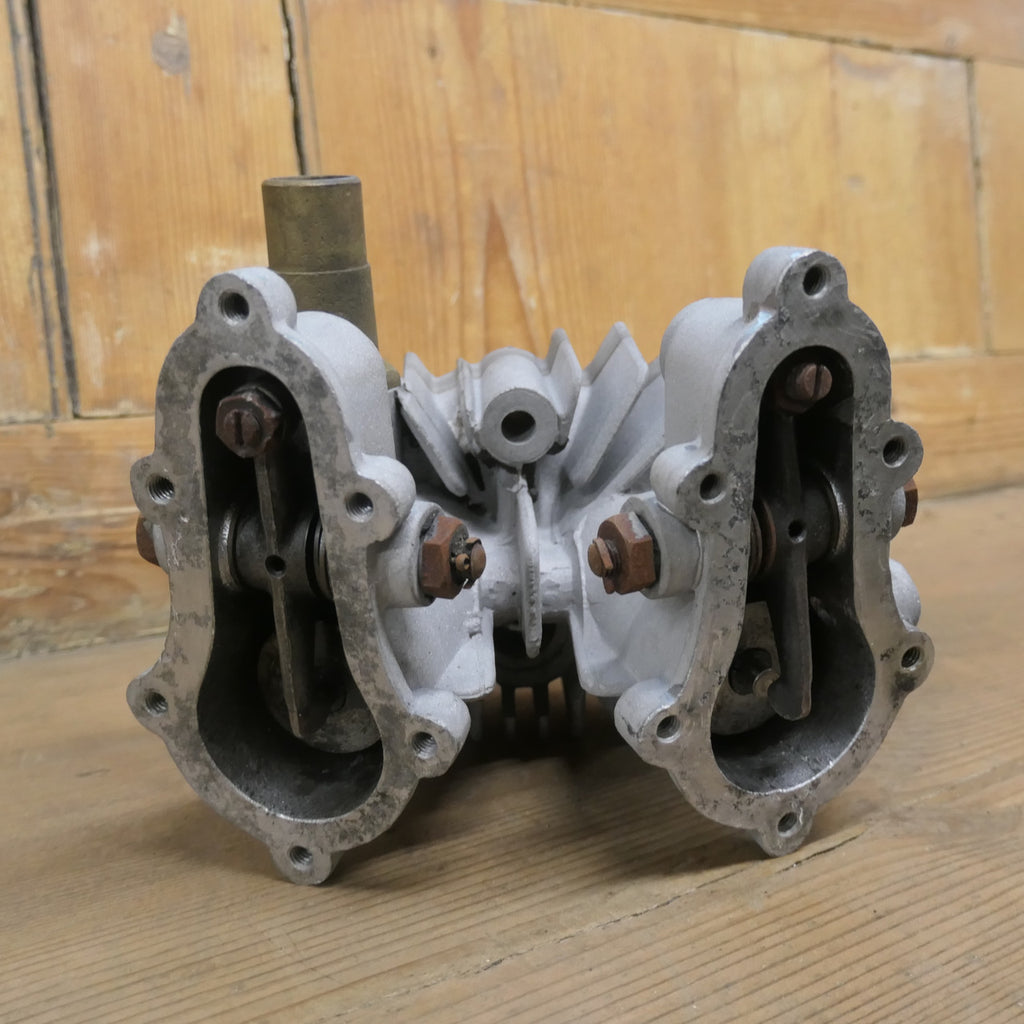 Moto Guzzi ,Galletto Cylinder Head, with Valves