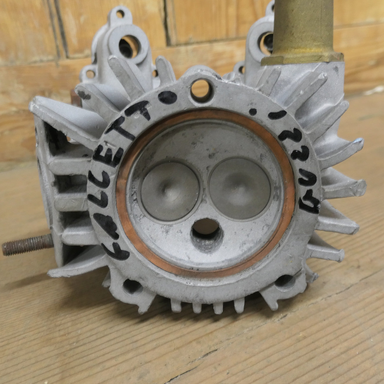 Moto Guzzi ,Galletto Cylinder Head, with Valves