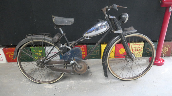 Bianchi Aquilotto, 1950s Autocycle, Mostly Complete and Original,  Ride or Restore project