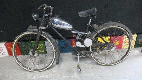 Bianchi Aquilotto, 1950s Autocycle, Mostly Complete and Original,  Ride or Restore project
