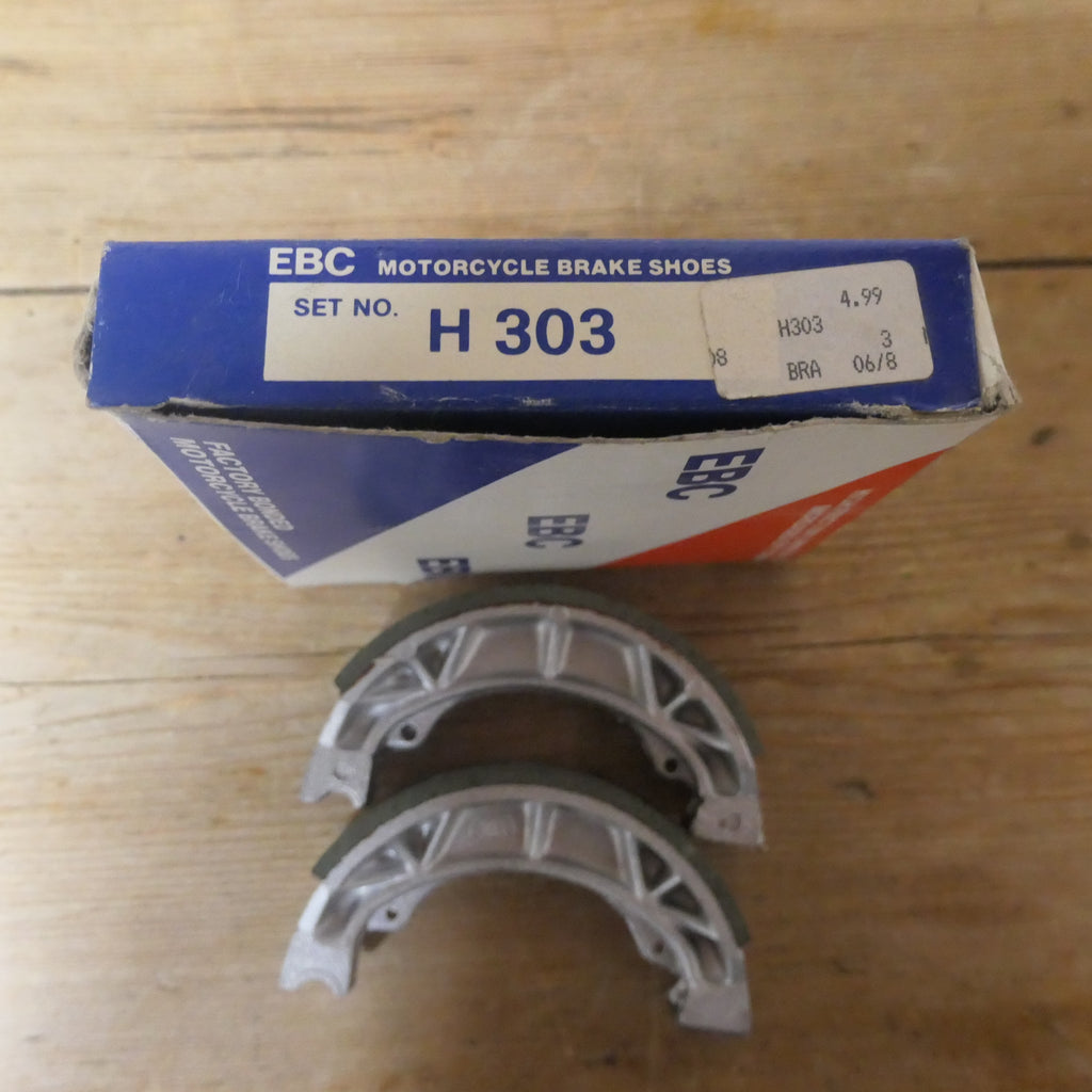 Honda C50 70 90 XR75 H100 PK50 ,EBC Brake Shoes H303, NOS