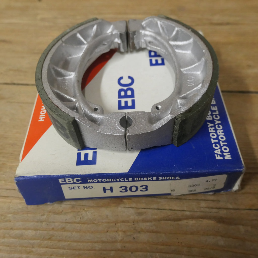 Honda C50 70 90 XR75 H100 PK50 ,EBC Brake Shoes H303, NOS