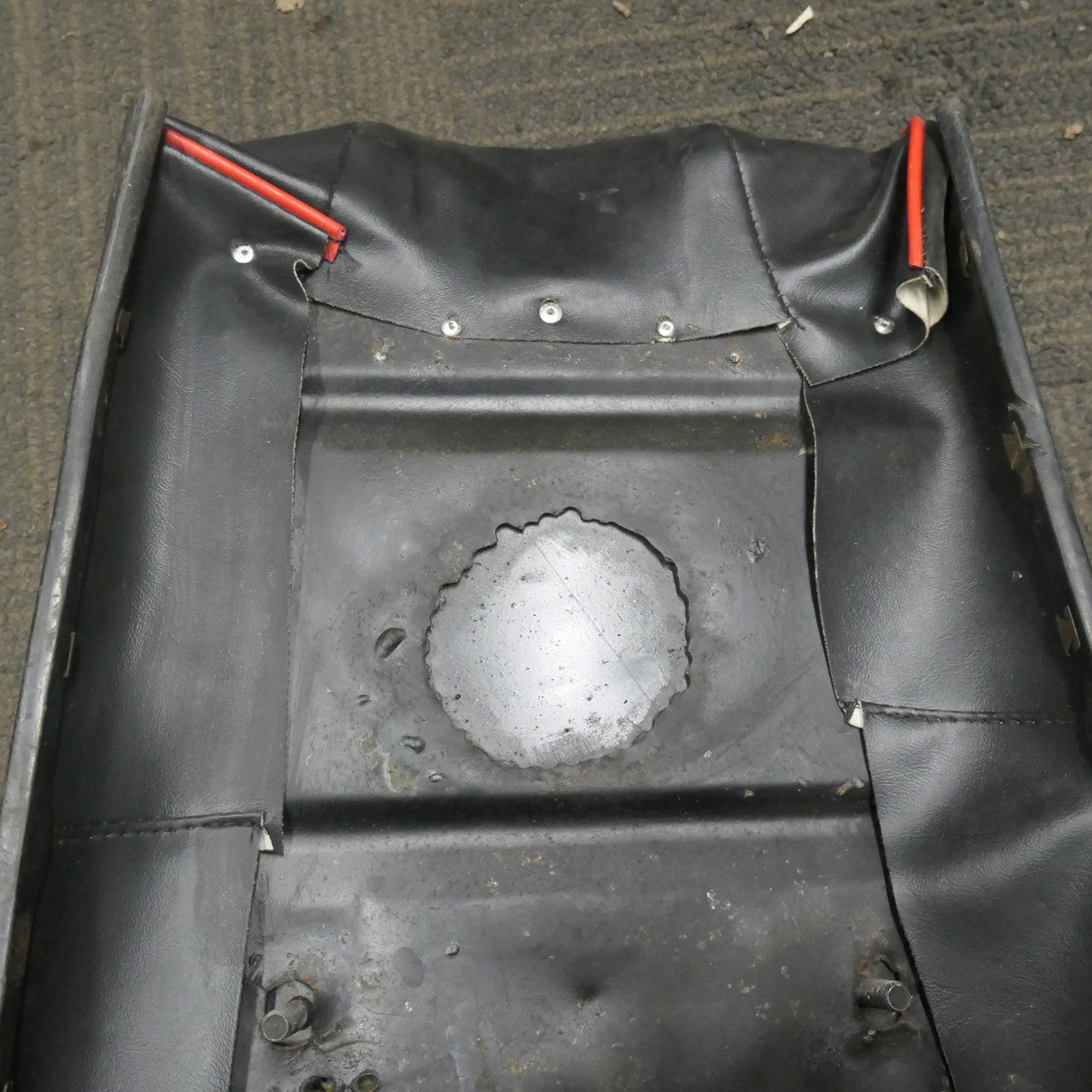 Matchless ,Dual Seat, Re -Upholstered