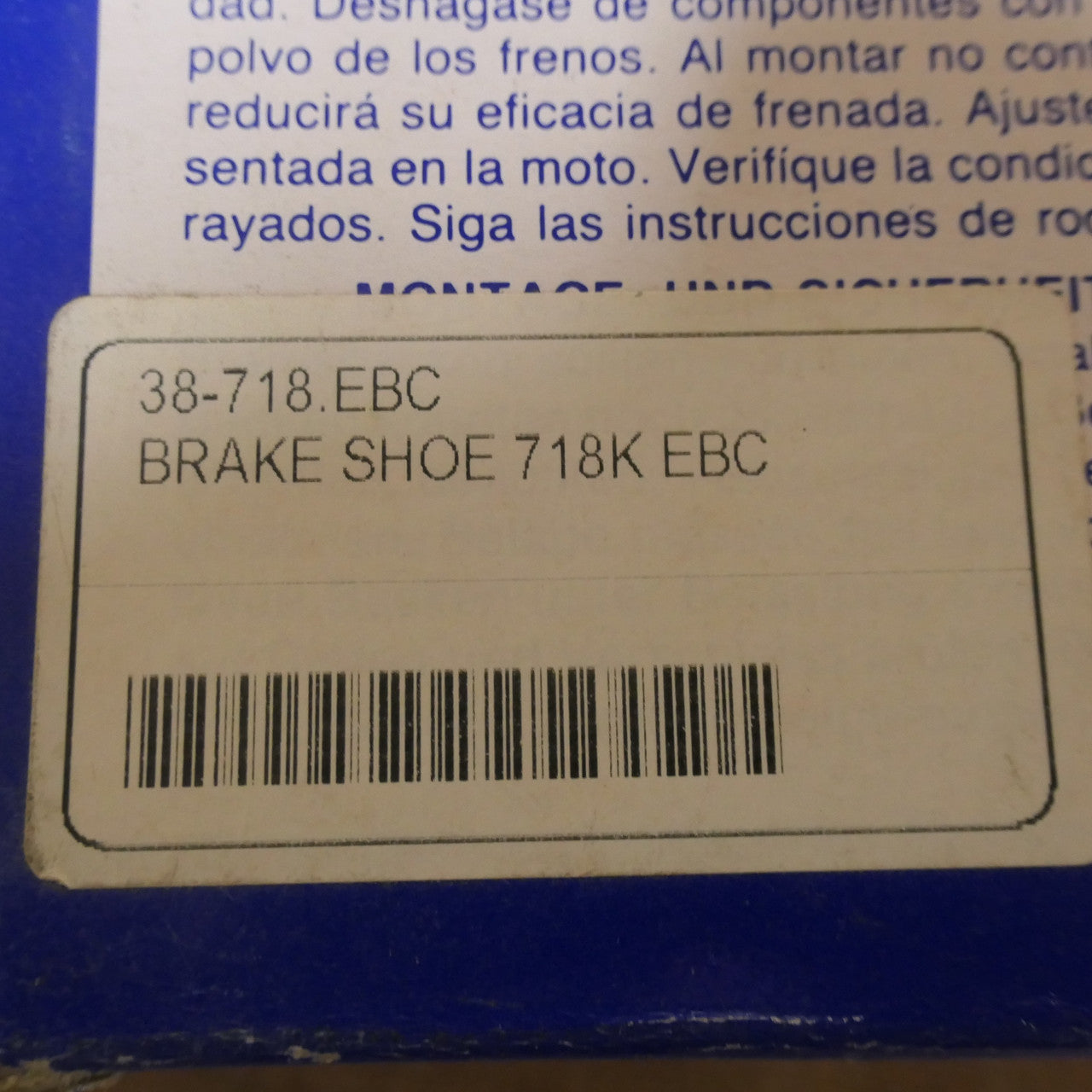 Kawasakiu Mule ,EBC Brake Shoes,  Genuine NOS 718K