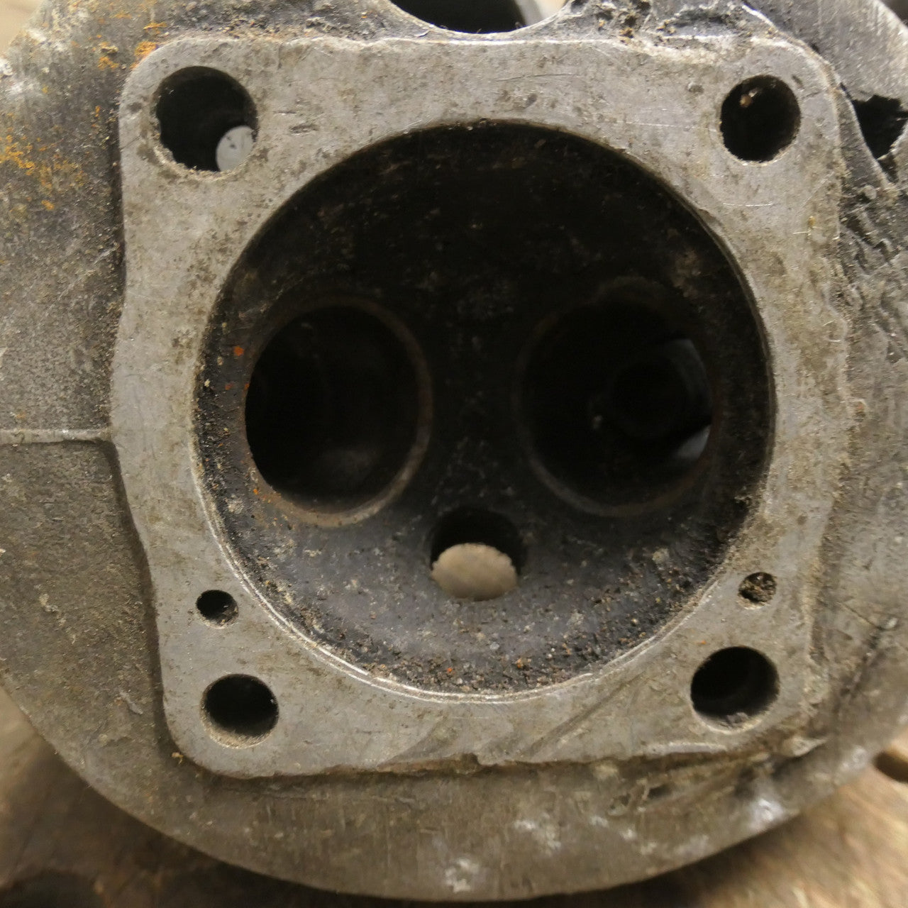 Triumph Tiger Cub ,T20 Cylinder Head, Some Damage