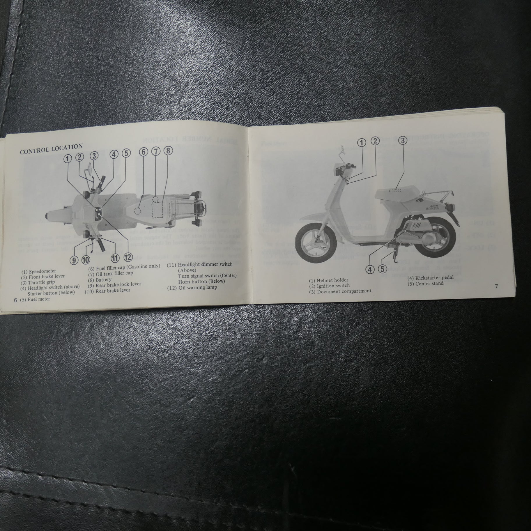 Honda Melody Deluxe Owners Manual  NS50.