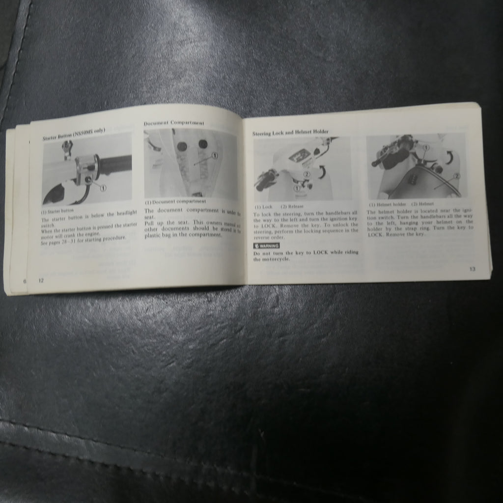 Honda Melody Deluxe Owners Manual  NS50.