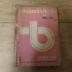 Honda 90  Model C200  Genuine Parts List,  Used.